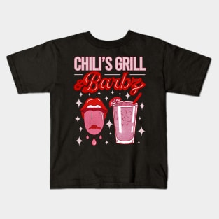 #margzforbarbz Chili's Grill And Barbz Kids T-Shirt